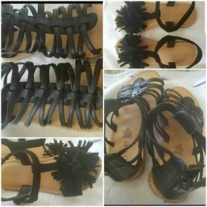 Toddler girls sandals lot of 2